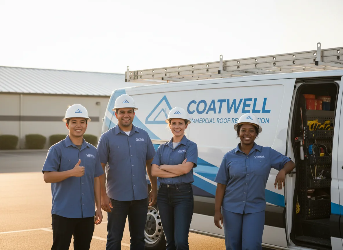 Commercial roof coating company in Taft, CA